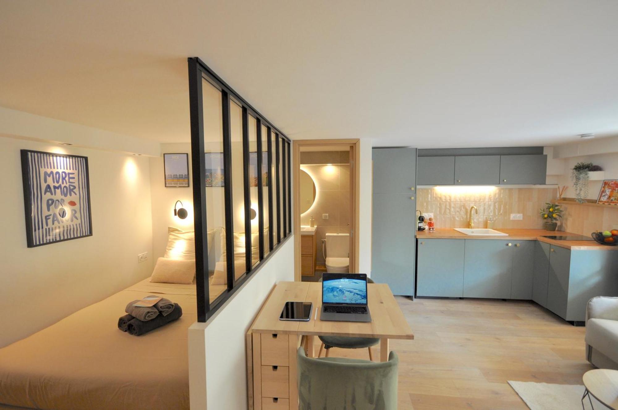 Monaco # Menton - 4 Persons - Hypercenter - Private Parking - Full Renovated - Clim - Fast Wifi - Beach And Sun Zewnętrze zdjęcie